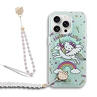 Sonix x Sanrio Case + Adhesive Phone Wristlet Beaded (Hello Kitty Pink) for iPhone 15 Pro | Hello Kitty Unicorn