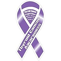 Thyroid Cancer Awareness Vinyl Decal - Choose Size - Support (4
