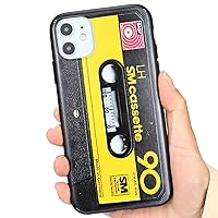 for iPhone 11 6.1 inch Case, Soft TPU Phone Case Music Classic Cassette Tape Retro 80’s Type Case Cover for Girls Women, Slim Shockproof Protective Case Cover (for iPhone 11)