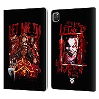 Head Case Designs Officially Licensed WWE Let Me in Bray Wyatt Leather Book Wallet Case Cover Compatible with Apple iPad Pro 11 2020/2021 / 2022