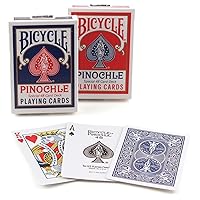 Bicycle Pinochle Playing Cards Pack of 6