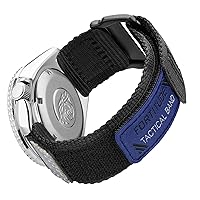 Ritche Nylon Sport Watch Band for men women Quick Release 20MM 22MM Replacement Watch Strap Compatible with Timex Expedition watch Black/Navy Blue/Crimson Red/Pumpkin Orange/Army Green, Valentine's day gifts for him or her