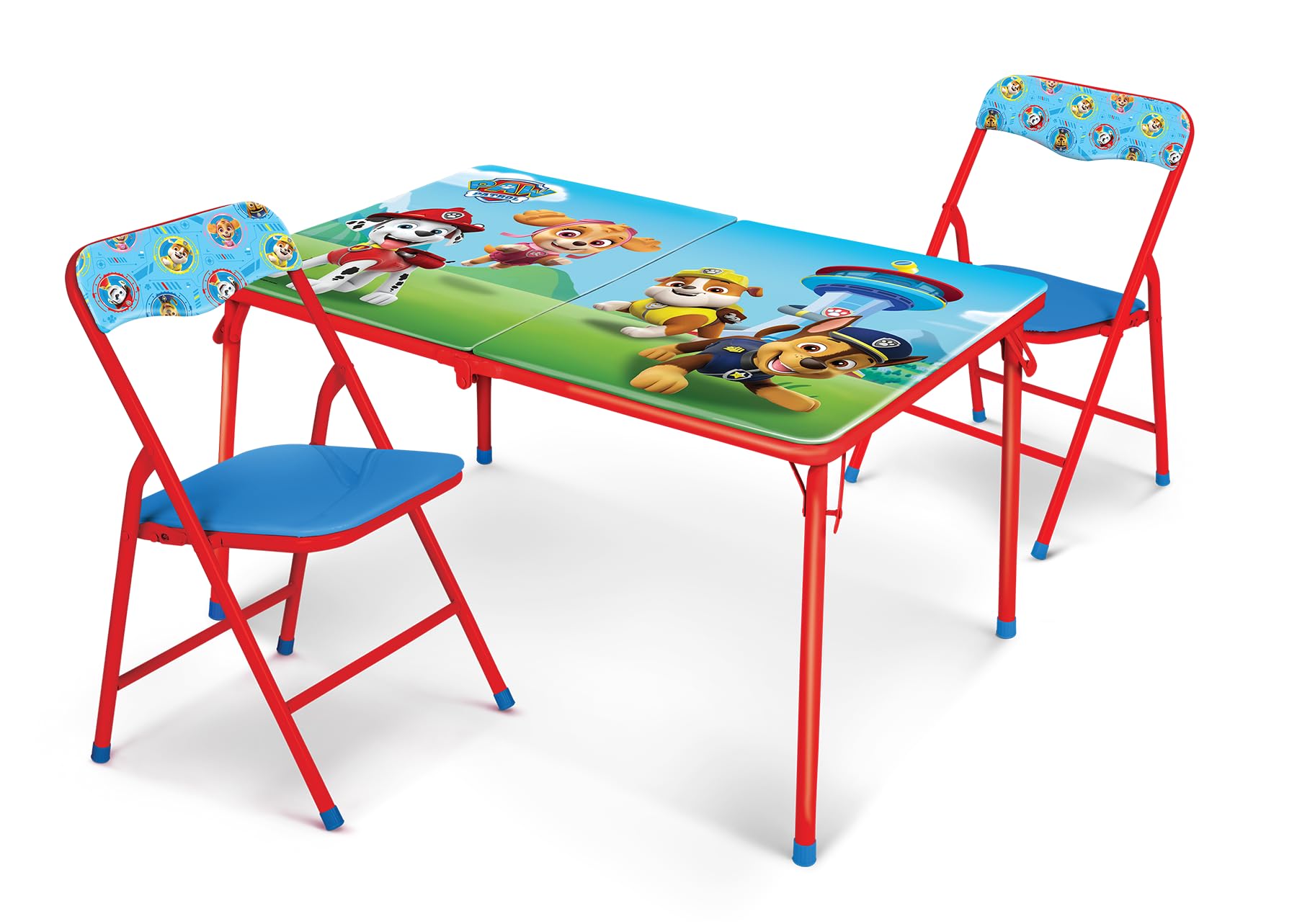 Paw Patrol Mickey Mouse Kids Folding Table & Chairs Set for Kid and Toddler 36 Months Up to 7 Years, Includes: 1 Table (36