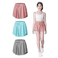 Flowy Shorts Girls Butterfly Shorts Girls Athletic Shorts Kids Butterfly Shorts Toddler Youth with Liner 2-in-1 Running,Active