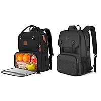 MATEIN Lunch Backpack for Women, Insulated Cooler Backpacks with USB Port, Waterproof Travel Computer Bag Lunchbox Daypack College Backpack Fits 15.6 Inch Laptop