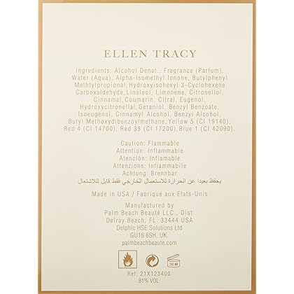 Ellen Tracy By Ellen Tracy For Women. Eau De Parfum Spray 3.4 Ounces