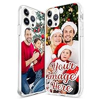 Personalized Picture Design Phone Case Cover Photo Custom Your Own Customized Christmas New Year Compatible with iPhone 6 6s 7 8 Plus SE 2020 X XS XR 11 12 13 Mini Pro Max Samsung