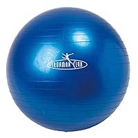 Ironman Club Yoga Ball with Pump, 21.7 inches (55 cm), 25.6 inches (65 cm), 29.5 inches (75 cm)