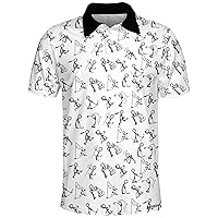 Golf Shirts for Men Funny Golf Shirts for Men Golf Outfits for Men Hawaiian Polo