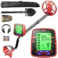 Metal Detector for Adults, Cakuja Gold Pinpointer Waterproof for Kids, Pointer Wand with 6 Modes, Professional Handheld Gold Detectors with Larger LCD Display 4
