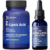 R-Lipoic Acid 115mg 90 Caps and The Alpha Lipoic Solution Bundle