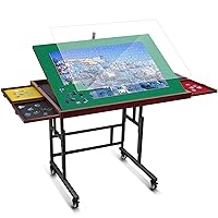 1500 Piece Jigsaw Puzzle Table with Legs,34