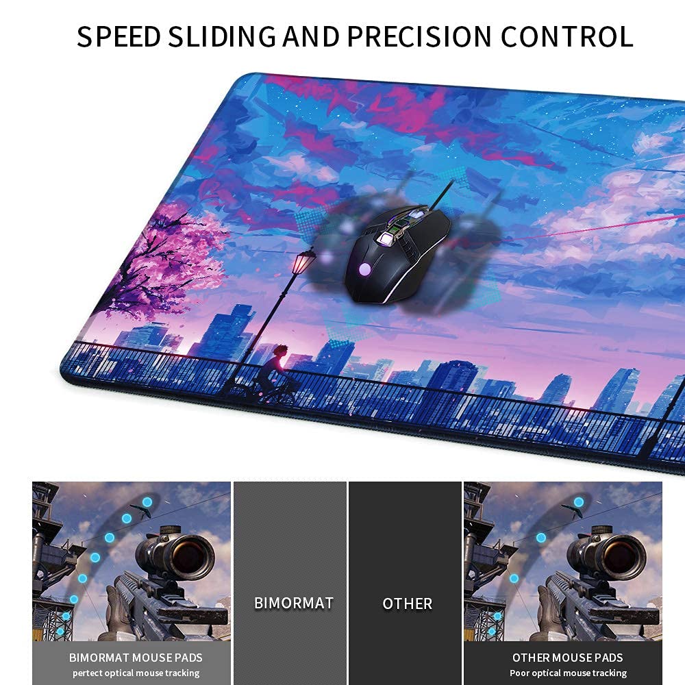 Large Anime Mouse Pad for Desk Gaming Mousepad Computer Non-Slip Long Mouse  Mat 11.8x31.5 in: Buy Online at Best Price in UAE - Amazon.ae