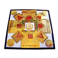 Solid Crystal Shri Yantra, Mangal Yantras And Hindu Swastik Talisman