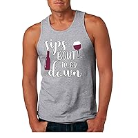 Wild Bobby Liquid Therapy Drinking Mens Tank Top
