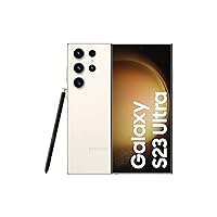 SAMSUNG Galaxy S23 Ultra 5G SM-S918B/DS 256GB 12GB RAM, 200 MP Camera, Factory Unlocked – Cream