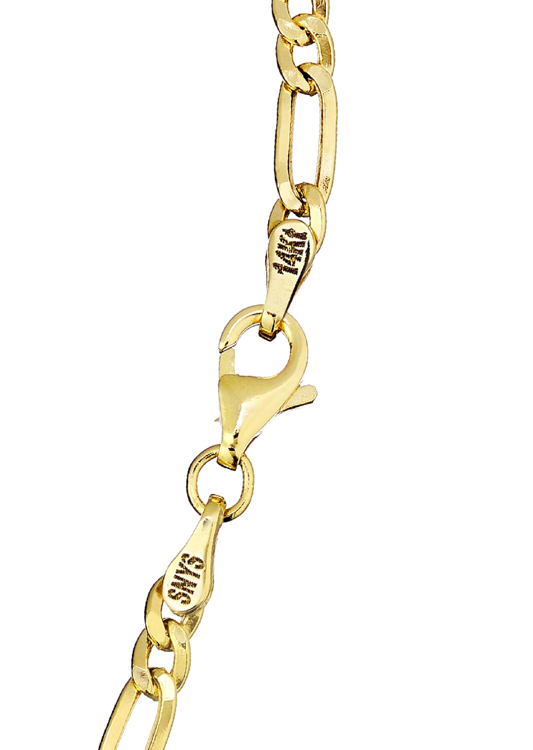 14k Gold Figaro Bracelet & Surprise Gift