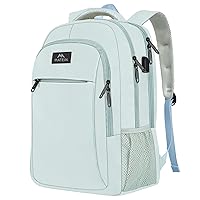 MATEIN Travel Laptop Backpack, Lightweight Anti Theft School Bookbag for Girls Boys and Students with USB Charging Port, Water Resistant 15.6 Inch Computer Bag Sturdy College Daypack Gift for Women