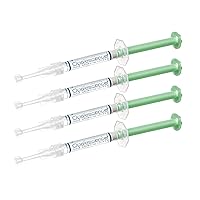 15% Gel Syringes Teeth Whitening Refill Kit - Low Sensivity (2 Packs / 4 Syringes) - Cool Mint - Carbamide Peroxide - Made in The USA by Ultradent Tooth Whitening 5195-2