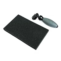 Sizzix, Black Die Brush and Foam Pad 660513 for Wafer-Thin & Intricate Dies, Scrapbooking, Cardmaking, Papercraft & Home Décor Accessory, One Size