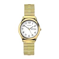 Sekonda 3924.27 Mens Gold Plated Dress Watch, White, Bracelet