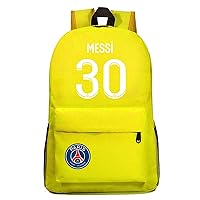 Classic Casual Daypack Lionel Messi Canvas Bookbag-Lightweight PSG Rucksack Novelty Bagpack for Travel,Outdoor