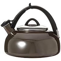 Cuisinart CTK-EOS2GG Peak 2-Quart Teakettle, Make 2-Quarts of Boiling Water in this Classic Tea Kettle, Whistle Sound to Signal Water is Ready, Gray
