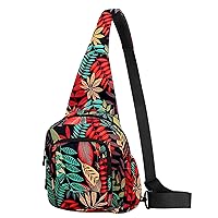 Unisex Sling Bag Small Crossbody Shoulder Backpack Outdoor Casual Back Pack for Adult