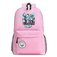 Lightweight Graphic Knapsack Erling Haaland Wear Resistant Rucksack Classic Casual Daypacks for Football Fans