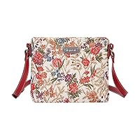 Signare Tapestry Crossbody Bag Small Shoulder Bag for Women with Designs inspired by V&A Collections
