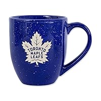 Rico Industries NHL Hockey 16 oz Team Color Laser Engraved Speckled Ceramic Coffee Mug – Great Gift