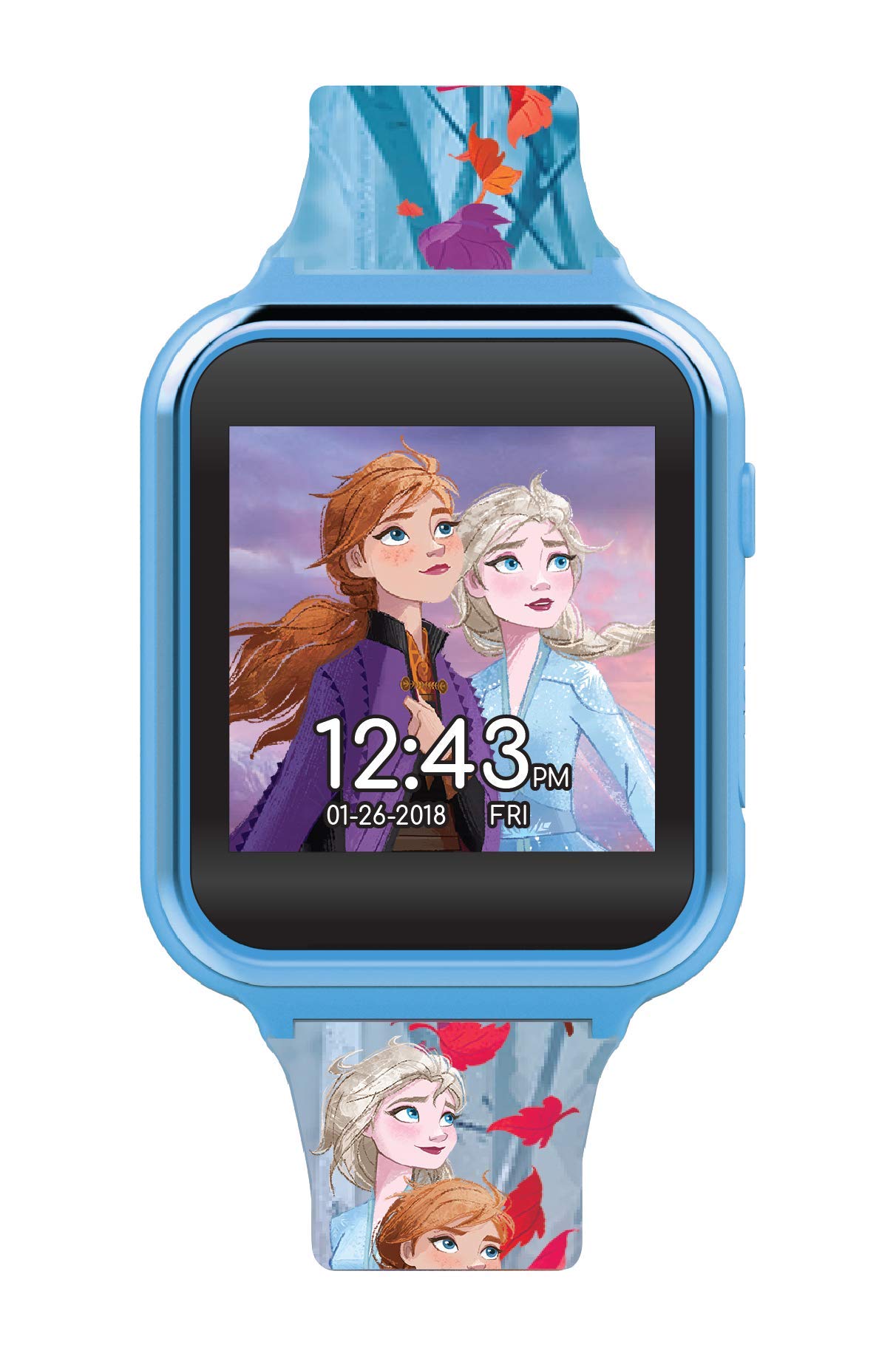 Accutime Kids Disney Frozen Smart Watch with Camera for Kids and Toddlers - Interactive Smartwatch for Boys & Girls with Games, Voice Recorder, Calculator, Pedometer, Alarm, Stopwatch