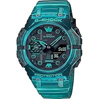 Casio Watch GA-B001G-2AER, blue, Stripes