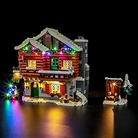 BRIKSMAX Led Lighting Kit for LEGO-10325 Alpine Lodge - Compatible with Lego Icons Christmas Village Building Set- Not Include Lego Set