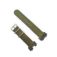 Richie strap] 22mm 2-piece watch band Nylon strap stainless steel Metal Adapters for Casio GShock GWG1000 Mudmaster MasterOfG