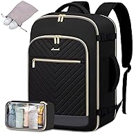 LOVEVOOK Carry On Travel Backpack For Women Flight Approved,40L TSA Personal Item Backpack for Airplanes with Thickened Back Pads,Large Weekender Overnight Fit 17.3 Inch Laptop with Toiletry Bag