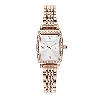 Emporio Armani Women's Two-Hand Rose Gold-Tone Stainless Steel Watch (Model: AR11406)