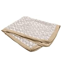 Furhaven Replacement Dog Bed Cover Ultra Plush Faux Fur & Suede Mattress, Machine Washable - Cream, Large