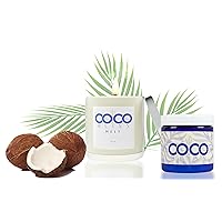 Natural Coconut Oil Lubricant, Intimate Moisturizer, Lube for Him and Her, Personal Massage Oil, Silky Smooth Moisturizer with Vanilla Extract and Almond Oil, 4/8 Fl Oz…