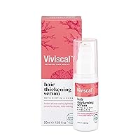 Viviscal Hair Thickening Serum, Instant Lightweight Hair Product, Leave-in Elixir for Thicker, Fuller Looking Hair, with Keratin & Biotin, 50ml (1.69 fl. oz.)
