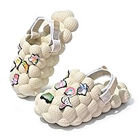Kids Bubble Slides with Easter Charms Boys Girls Golf Ball Shoes, Funny Massage Bubble Slippers Kids Non-Slip House Slippers Beach Sandal, Easter Gift
