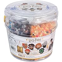 Perler 80-42968 Big Bucket Harry Potter Fuse Bead Kit for Kids and Adults, Comes with 27 Patterns, Multicolor, 8504pcs