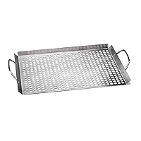 Outset 76632 Stainless Steel Grill Topper Grid, 11