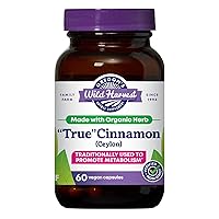 Cinnamon True (Ceylon) 60ct, Organic Capsules