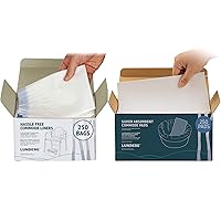 Super Saver Bundle - 250 Commode Liners + 250 Super Absorbent Pads - Universal Fit Disposable Bedside Commode Liners with Pads for Adult Commode Chairs, Portable Toilet Bags, or Camping Toilet