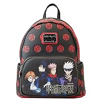 Loungefly Anime: Jujutsu Kaisen 'Year One Class' Mini-Backpack, Amazon Exclusive