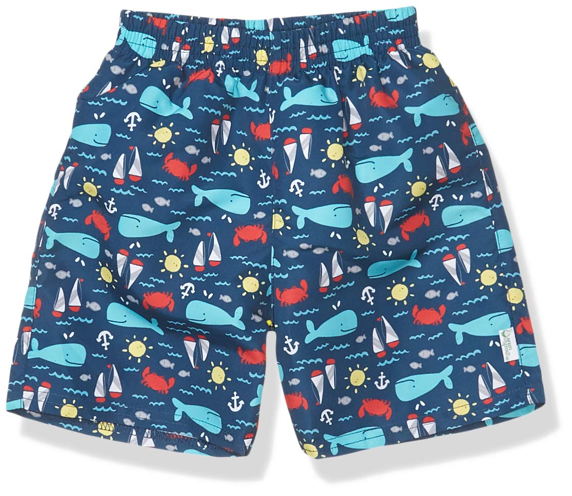 i play. Baby-Boys Trunks with Built-in Reusable Swim Diaper