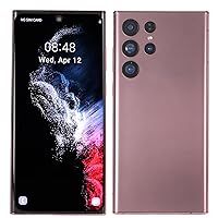 Unlocked 4G LTE Smartphone, 6.5 Inch HD Screen Smartphones 8GB RAM 128GB ROM 13MP 24MP Unlocked Cell Phone for Android 12 System (Rose Gold)