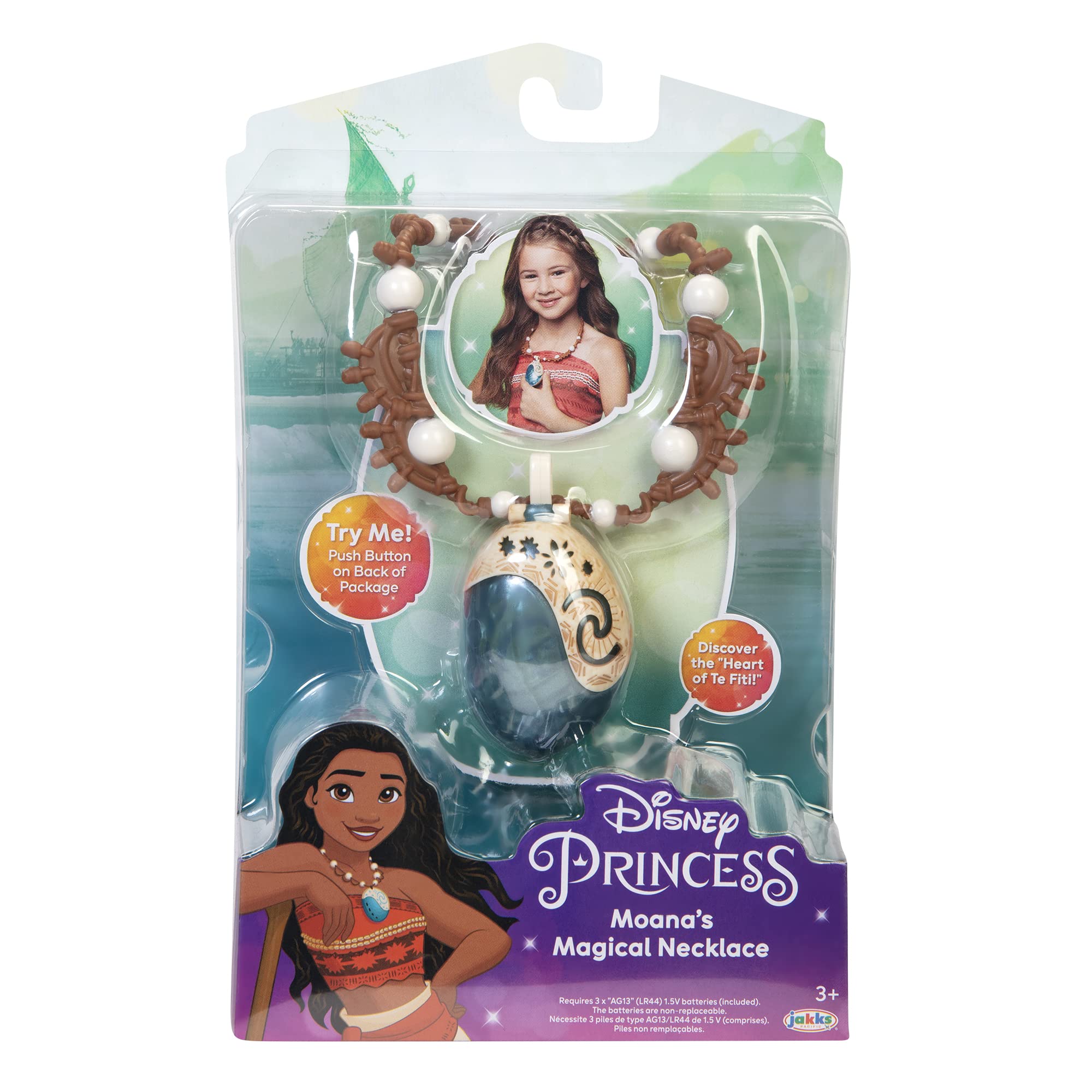 Disney Moana Necklace Magical Costume Accessory Princess Heart of Te Fiti  Girls - Walmart.com