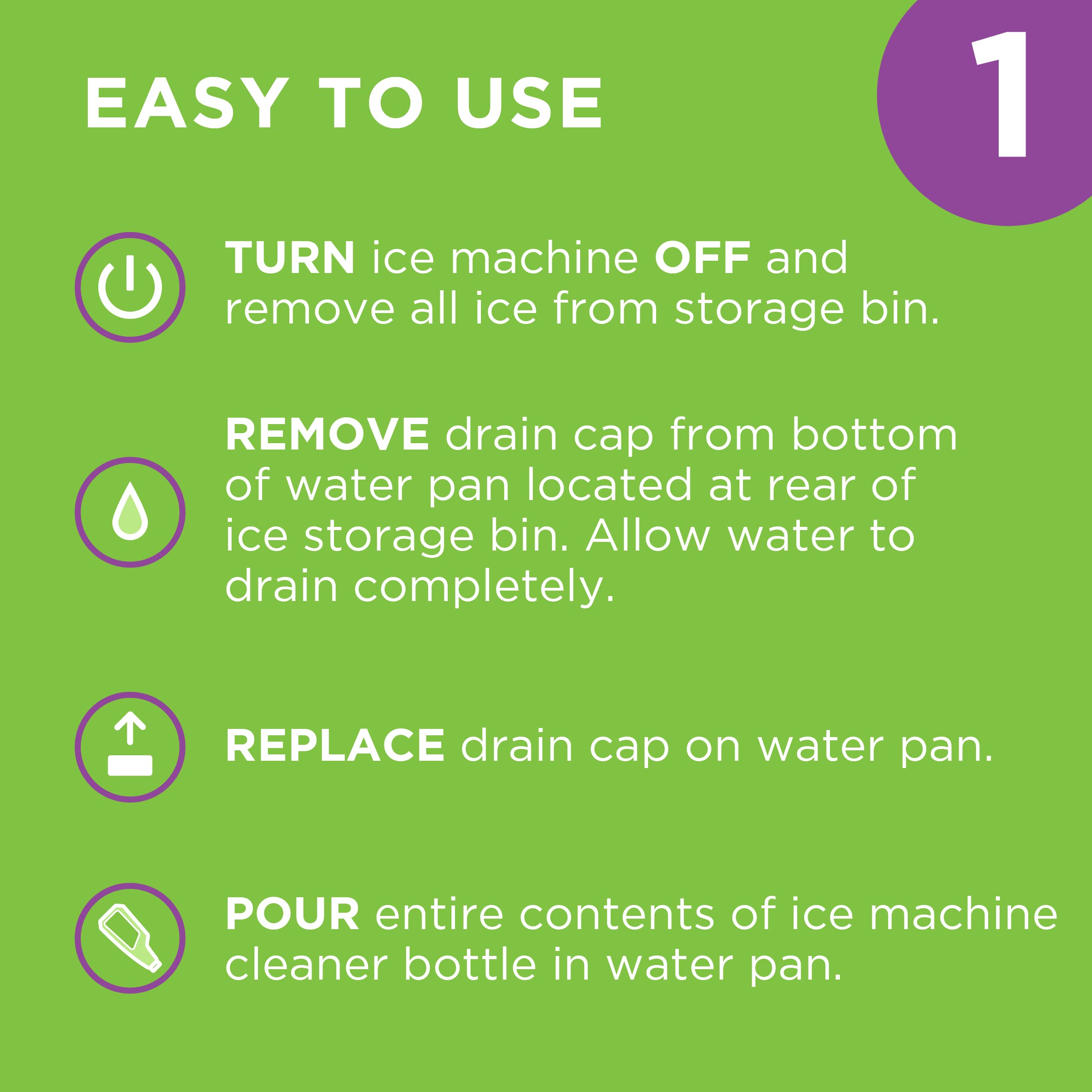 Affresh Ice Machine Cleaner, Helps Remove Hard Water and Mineral Buildup for Great-Tasting Ice